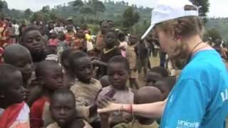 UNICEF: Mia Farrow in North Kivu, DRC