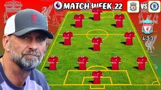 Alexander-Arnold is back.Liverpool Starting Lineup EPL 2024 Match Week 22 | LIVERPOOL VS CHELSEA