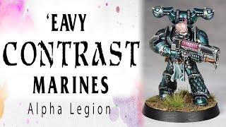 'Eavy Contrast Marines - Alpha Legion