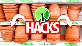 45 *BEST* Outdoor Patio HACKS using $1 Dollar Tree PLANTERS!