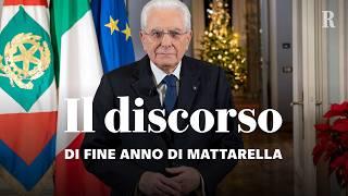 MATTARELLA, il discorso di CAPODANNO del presidente della Repubblica