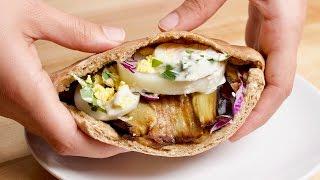 Sabich (Eggplant Stuffed Pita) Recipe