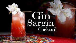 Red Gin Cocktail  | Sargin Gin cocktail | A cocktail in the color of LOVE