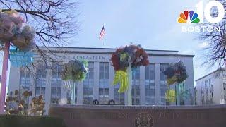 At Northeastern University, flower statues spark student backlash