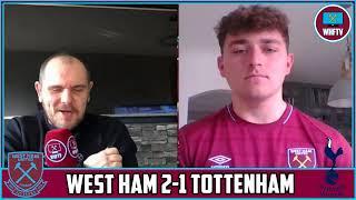 “We’re grinding out results” West Ham 2-1 Tottenham (Fan cam)