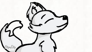 Arctic Fox Yawning Animation -3- (i got bored)