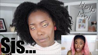 I TRIED FOLLOWING A JACKIE AINA MAKEUP TUTORIAL | I Need Answers Sis