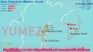 Zwift Map: Shisa Shakedown @Makuri Islands