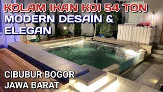 ELEGANT KOI POOL 4.3m X 7m CIBUBUR WEST JAVA