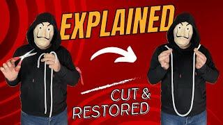 CUT & RESTORED ROPE TRICK EXPLAINED #tricks #foryou #magic #tutorial #shorts