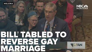 Legislators table bill urging U.S. Supreme Court to reverse ruling legalizing gay marriage