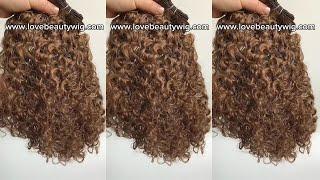 lovebeautywig |  16inch Medium Brown Water Wave Weft Hair Extensions #hairweft #wefthairextensions