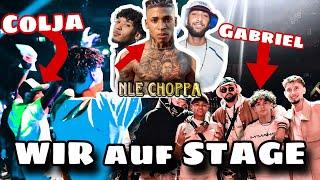 Backstage NLE Choppa & WIR auf der BÜHNE | GoofyTV