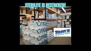 sterilite is restocked!