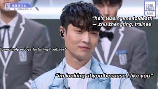 lay teasing his hoobaes on idol producer for 3 minutes straight