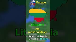 The Country with most Holidays???