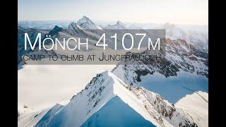 Mönch 4107m | Camp to climb at Jungfraujoch | Mavic 2 Pro footage!
