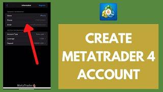 How to Create Real Metatrader 4 Account (MetaTrader 4 Real Account Sign Up 2024)