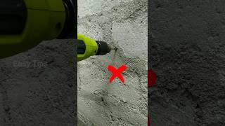 wall drilling useful tips  #shorts #easytips #drilling #wall #tips #tools #di