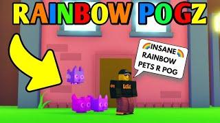 *INSANE* RAINBOW PETS are POG! Pet Simulator X