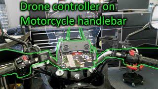 How to mount your DJI Mavic Mini controller on a motorcycle or bicycle