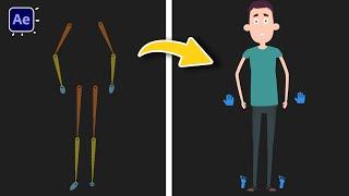 Duik Angela: Character Full Body Rigging Animation in After Effects Tutorials