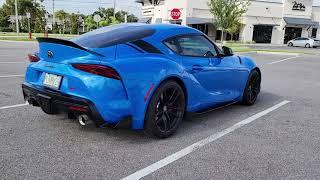 360 view: My 2021 A91 Edition Toyota GR Supra in Refraction Blue (1 of 500)