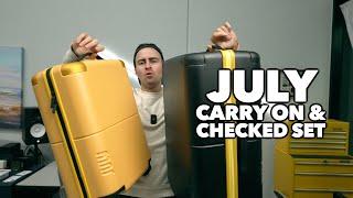 July Carry On & Checked Set | Best Luggage 2023