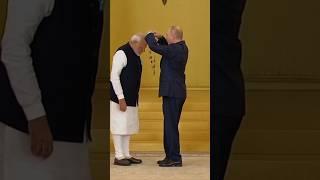 Putin Awards Indian PM Modi With Russia's Top State Order