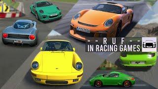 29 Different RUF Models and Trims in Racing Games