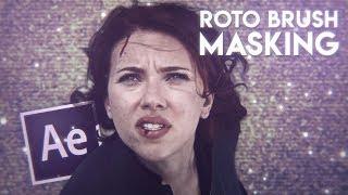 masking with roto brush | after effects tutorial