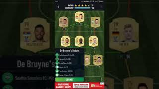 PACYBITS SBC FUT 19 KEVIN DE BRUYNE De Bruyne's Debuts Easy Squad