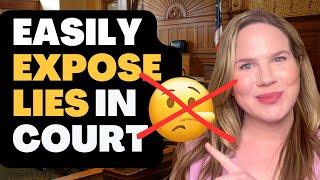 EASY Hack to Expose Your Ex's Lie's at Your Restraining Order Court Hearing