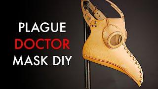 Plague Doctor Mask DIY - Tutorial and pattern download - Fits on Top of Glasses