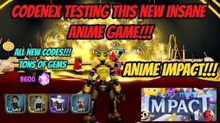 This New Anime Game is Insane !!!Codenex Testing Anime Impact - *All Available Codes!!!*