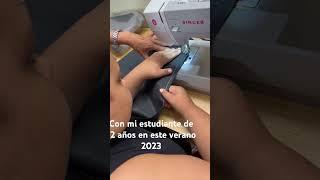 Motive a su niña a aprender a coser