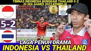 FULL HIGHLIGHTS TIMNAS INDONESIA VS THAILAND 5-2 SEA GAMES 2023 REACT