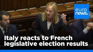 Giorgia Meloni insists French legislative elections results not defeat for far right | euronews 