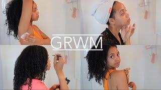 GRWM FOR A POOL/BEACH DAY! |CoolCalmCurly