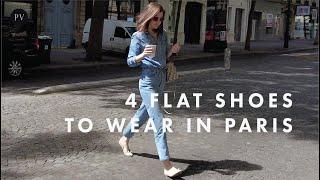 How to Style Flat Shoes Like a Parisian Girl | Parisian Vibe