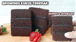 DARI BEBERAPA RESEP BROWNIES YANG PERNAH SAYA COBA, INI YANG TERENAK, LEMBUT, MOIST & NYOKLAT