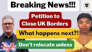 What happens next? The petition to close the UK borders.