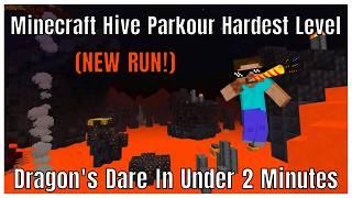 (NEW RECORD) How I Completed The HARDEST Parkour Level Of The Hive In UNDER 2 MINUTES!