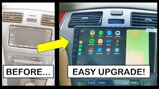 Easy Radio Upgrade - Lexus ES300/ES330/ES250 - CarPlay and Android Auto - Bluetooth Touchscreen