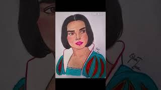 Rachel zegler #rachelzegler #snowwhite #disney #disneyprincess #art #shorts #artist #cartoon #sketch