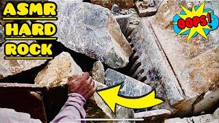 Super Giant rock crusher in action Rubble crusher Master jaw crusher | super satisfying rock breaker