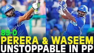 Perera & Waseem Unstoppable in Powerplay | Abu Dhabi Knight Riders vs MI Emirates | Match 12 | ILT20