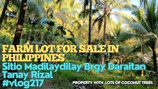 #vlog217 FARM LOT FOR SALE IN PHILIPPINES BRGY DARAITAN TANAY RIZAL PROPERTY MORE OR LESS 2HAS