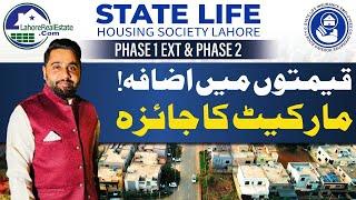 State Life Housing Society Lahore | Phase 1 Ext & Phase 2 | Property Prices & Trends | July 26, 2023