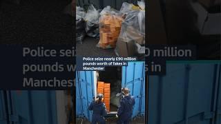 Largest haul of fake goods in UK history seized #itvnews #news #manchester